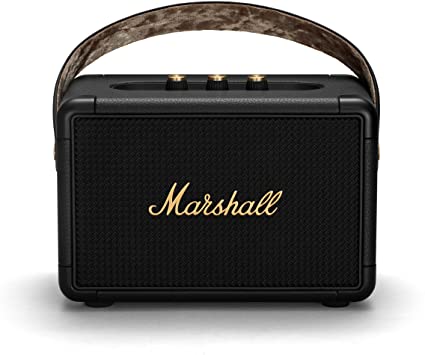 Marshall Kilburn II Bluetooth Portable Speaker - Black & Brass