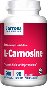 Jarrow Formulas L-Carnosine 500mg, Supports Brain, Memory, Cardiovascular Health, 90 Caps