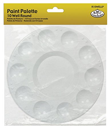 Royal & Langnickel 10 Well Round Plastic Palette