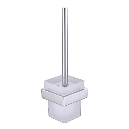 Kes Bathroom Toilet Brush with Holder Wall Mount, SUS304 Stainless Steel Holder Polished Finish, A23030