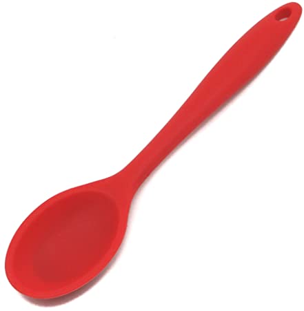 Chef Craft Premium Silicone Basting Spoon, 11", Red