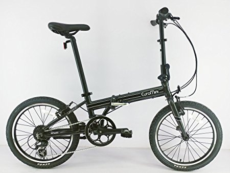 EuroMini Urbano 24lb Lightest Aluminum Frame Genuine Shimano 8-speed 20" folding bike