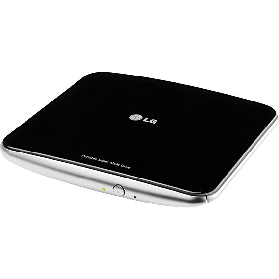 LG Electronics 8x USB 2.0 Portable Slim DVDARW External Drive, Black (GP40NB40)