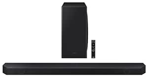 Samsung 360 W 5.1.2 ch (HW-Q800D/XL) Wireless Dolby Atmos Soundbar with Wireless Subwoofer, Center/Up/Side Firing Speakers, Surround Sound, Built-in Alexa, AirPlay2, Wi-Fi, Bluetooth, HDMI (Black)