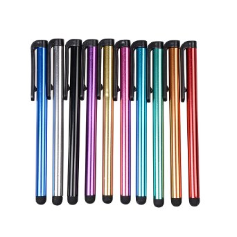 Black Stylus Pen, IC ICLOVER 10pcs Pencil Mini Stylus Fine Point Touchscreen Pen for iPhone 6s Plus 6 5s 5 4s 4/ iPad/ iPod Shuffle/ Samsung S6 Edge Plus S5 S4 S3 Note 5 4/ Talet/ PS4/ Kindle Fire HD