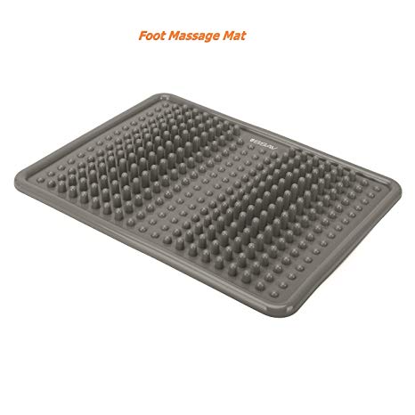 Foot Massage Mat for Plantar Fasciitis, Acupressure Massage Mat for Relief from Pain and Stress, Manual Massaging Mat, Relaxation Reflexology Mat to Heal Your Heel, Spiked Yoga Mat, Bath Mat, Massager