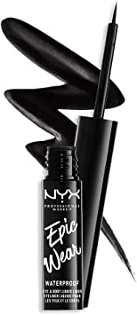 NYX Professional Makeup Epic Wear Semi - Permanent Liquid Liner Black 1 Count (Pack of 1)