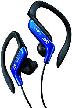 JVC HA-EB75A Sports Ear Clip Headphones Blue HAEB75 earphones Genuine