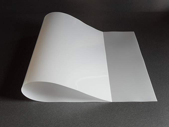 1 Flexible Translucent PE Plastic Sheet 48x24x1/30 (0.03) DIY Stencil Pattern