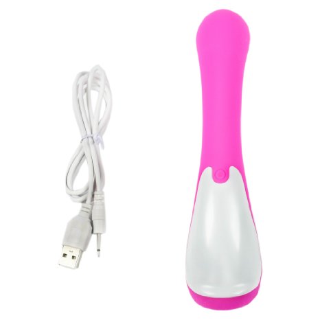 Lavani Powerful Silicone Waterproof G-Spot Vibrator Massager 7 Stimulations Modes Quiet USB Rechargeable (Pink)