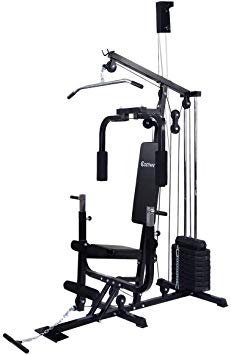 COSTWAY Home Gym Multifunction Fitness Station Workout Equipment Fitness Strength Machine Weight Training Exercise