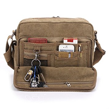MiCoolker(TM) Multifunction Versatile Canvas Messenger Bag Handbag Crossbody Shoulder Bag Leisure Change Packet