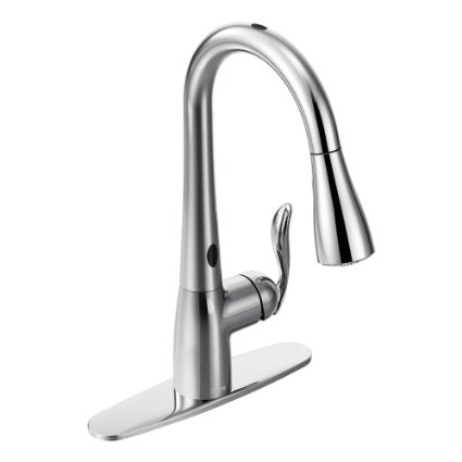 Moen 7594EC Arbor With Motionsense One-Handle High Arc Pulldown Kitchen Faucet, Chrome