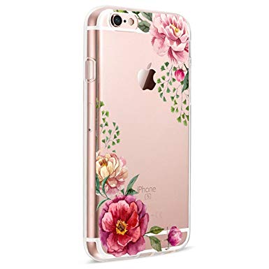 Case Compatible with iPhone 6. 6S Clear, Ultra Slim Shockproof Soft TPU Back Cover for iPhone 6S Plus