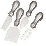 Prodyne K-4-S Stainless Steel Cheese Knives Set of 4