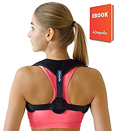Posture Corrector for Men & Women - Adjustable Shoulder Posture Brace - Figure 8 Clavicle Brace for Posture Correction and Alignment -Invisible Thoracic Back Brace for Hunching