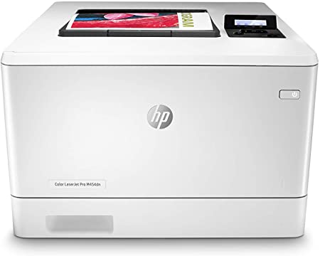 HP Color Laserjet Pro M454Dn Printer (W1Y44A) – Ethernet Only, White