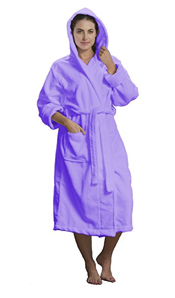 byLora, Unisex Microfiber Hooded Robes for Men and Women