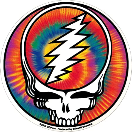 Grateful Dead - Steal Your Face Tie Dye - Sticker/Decal