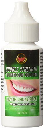 Ultimate Gum Solution One Double Strength Bottle- Ultimate Gum Solution Dental, Dental Care, Dentist, Gum Inflammation, Toothache, Bad Breath, Oral Hygiene, Gingivitis, Root Canal, Dental Care, Bleeding Gums, Swollen Gums, Bleeding Gums