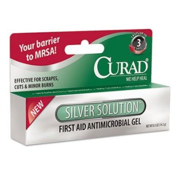 Curad Silver Solution Antimicrobial Gel, .5 Oz.