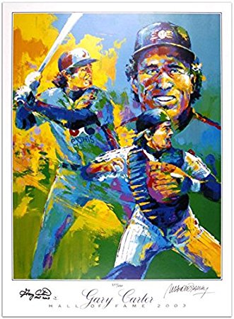 Gary Carter and Artist Autographed Lithograph with Hall of Fame 2003 Inscription - Fanatics Authentic Certified