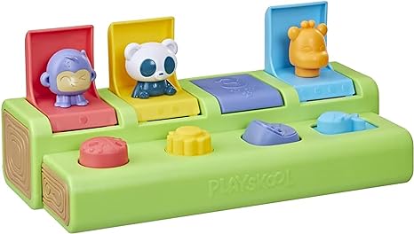 Playskool Busy Poppin’ Pals Pop-up Activity Toy for Babies and Toddlers Ages 9 Months  (Amazon Exclusive)