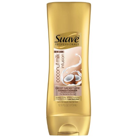 Suave Professionals Deep Moisture Conditioner, Coconut Milk Infusion 12.6 Fl oz