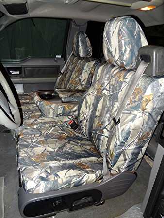Durafit Seat Covers 2004-2008 Ford F150 Xcab Front 40/20/40.Seat belts come from top of seat, NOT FOR DOUBLE CAB XD3 Waterproof Camo Endura