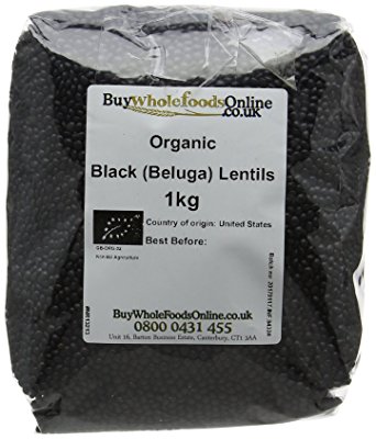 Buy Whole Foods Organic Black Beluga Lentils 1 Kg