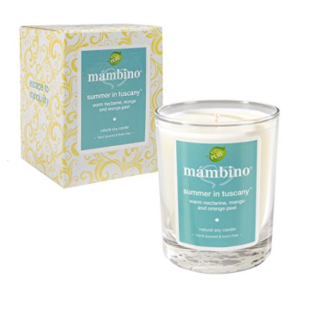 Mambino Organics: Summer In Tuscany Natural Soy Candle, 1 candle