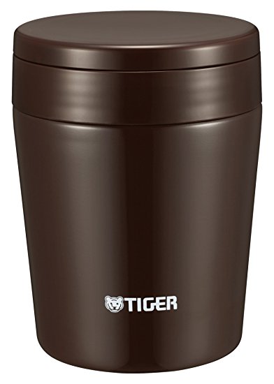 Tiger MCL-A030 TC Vacuum Insulated Thermal Soup Cup, Stainless Steel, Wide Mouth, 10 oz/0.30L, Chocolate Brown