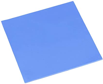 Zerone 100x100x2.0mm CPU Thermal Pad, Silicon Thermal Conductivity Sheet Insulation Paste Gap Filler Heatsink Cooling Pads (Blue)