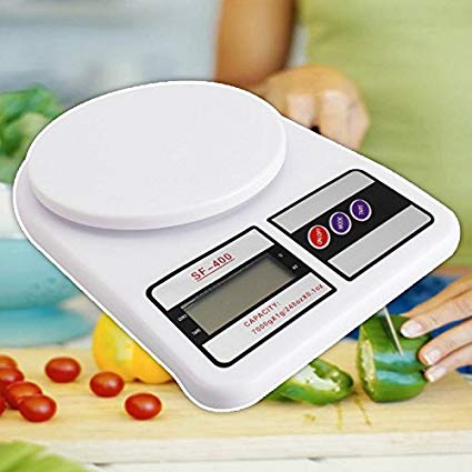 Metro Electronic Kitchen Scale Battery Operated White