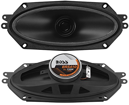 BOSS Audio BRS410 120 Watt, 4 x 10 Inch, Full Range, Replacement Car Speakers - 1 Pair