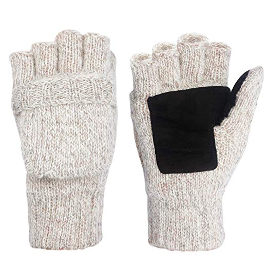 Metog Suede Thinsulate Thermal Insulation Mittens,Gloves