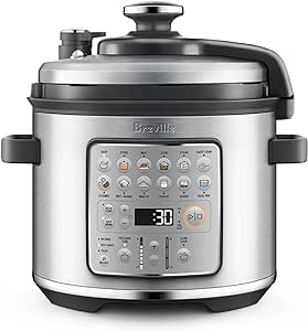 Breville the Fast Slow GO™ Slow Cooker, BPR680BSS, Brushed Stainless Steel