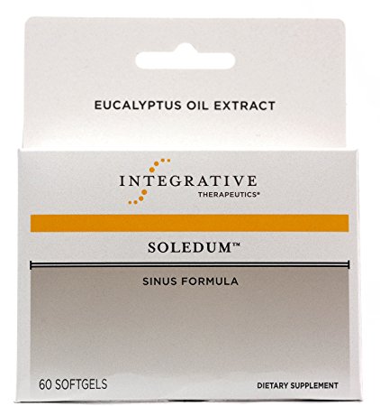 Integrative Therapeutics - Soledum - Sinus Formula - Promotes Respiratory Comfort - Eucalyptus Oil Extract (Non-Drowsy) - 60 Softgels