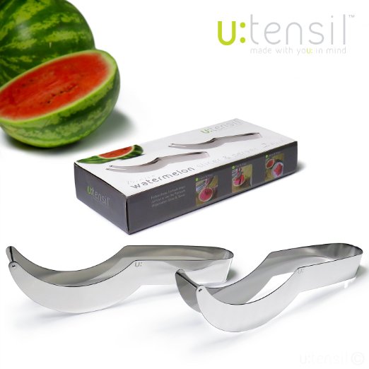 utensil - 2 Pack - Premium Watermelon Slicer and Server