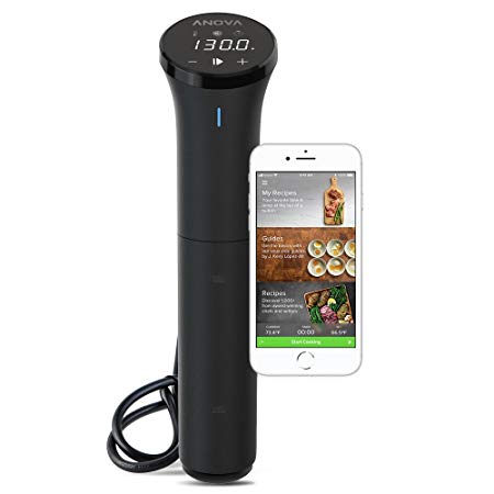 Anova Culinary AN400-US00 Nano Sous Vide Precision Cooker, 12.8" x 2.2" x 4.1", Bluetooth