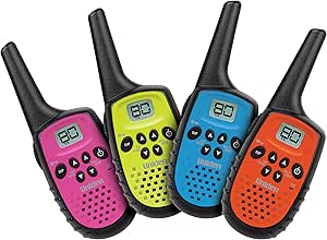 Uniden - UH35-4 - 80 Channel Mini Compact UHF Handheld Radios - Quad Colour Pack