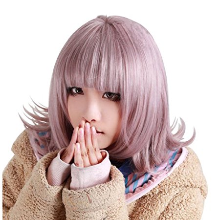 Anogol Hair Cap Super Dangan Ronpa 2 Chiaki Nanami Cosplay Wig