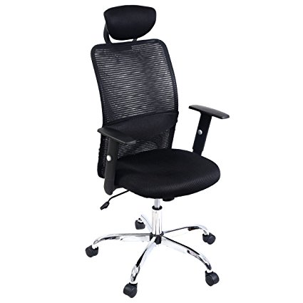 Giantex Mesh High Back Ergonomic Office Chair, Black