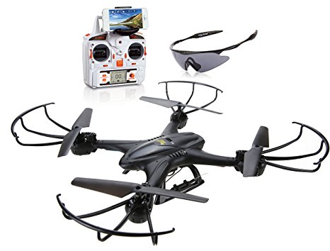 DeeRC FPV RC Quadcopter Drone with Wifi Live Video Headless Mode