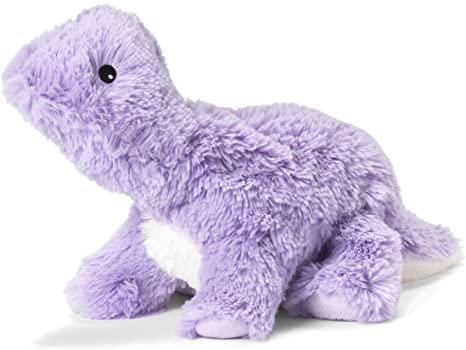 Intelex Warmies Microwavable French Lavender Scented Plush, Purple Dinosaur, One Size