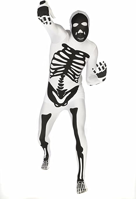 Morphsuits Original Skeleton White XXL