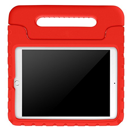 AVAWO Apple iPad Air 2 Kids Case - Light Weight Shock Proof Handle Stand Kids for iPad Air 2 (2014 Released) - Red