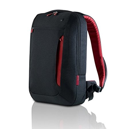 Belkin Impulse Line Slim Backpack For Notebooks Up To 17-Inch, Jet/Cabernet