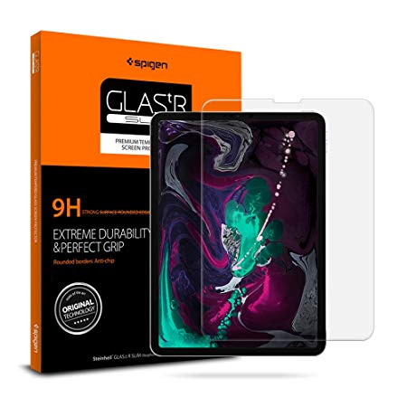 Spigen Tempered Glass Screen Designed for The iPad Pro 11 inch [2018 Release] (1 Pack)