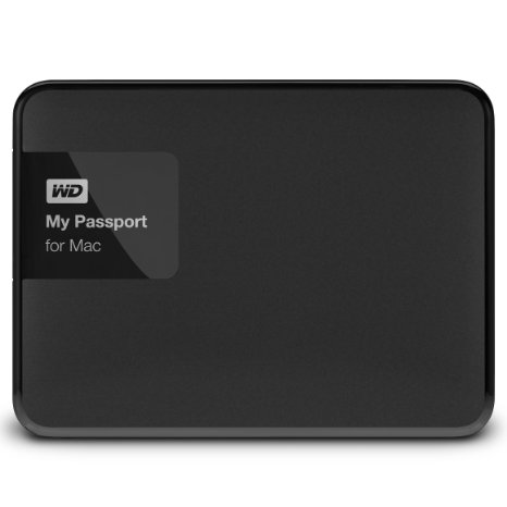 WD 2TB  My Passport for Mac Portable External Hard Drive - USB 3.0 - WDBCGL0020BSL-EESN